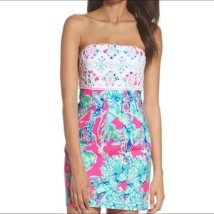 Lilly Pulitzer Brynn Dress in Lobsters in Love - 0